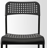 Design-Stuhl Paris in schwarz