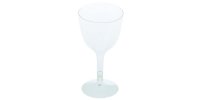 Weinglas mit Fuß 2-teilig, 0,1 l, transparent (VPE:...